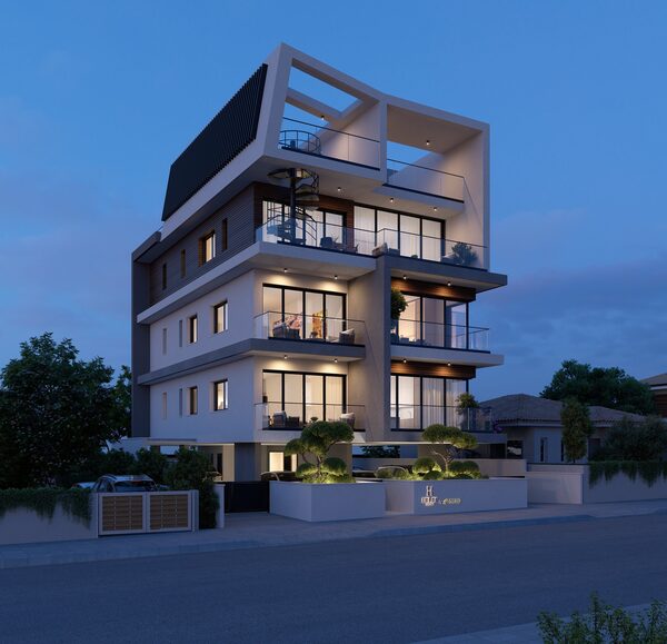Apartment in mesa-geitonia, Cyprus, 56.00m²
