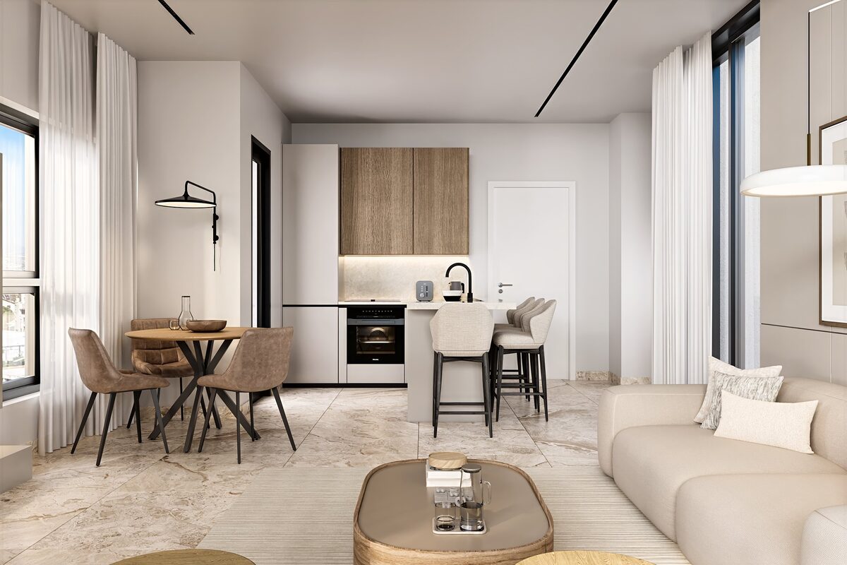 Apartament z 1 sypialnią, 50.00m² w agios-spyridon, Cypr [ID: 0602-241974]