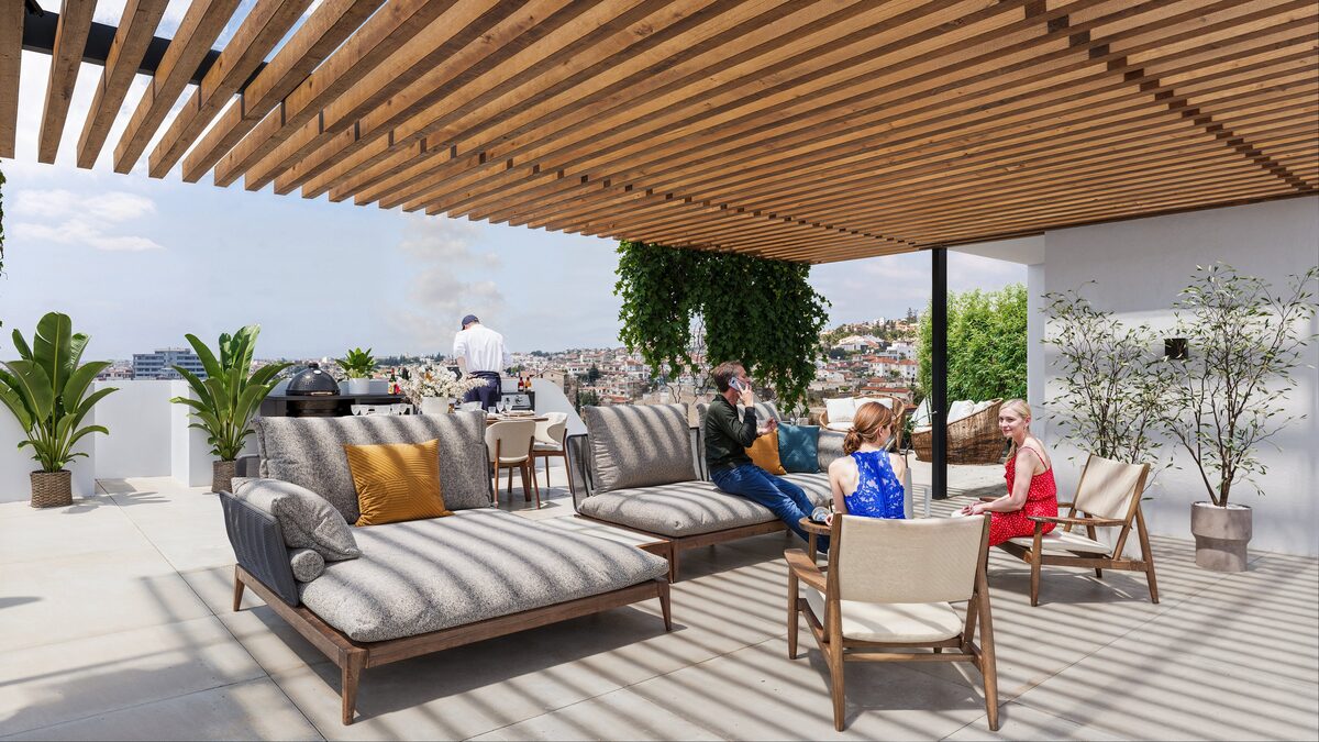 Penthouse z 2 sypialniami, 88.00m² w agios-athanasios, Cypr [ID: 0602-242153]