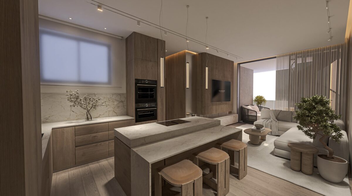 Apartament z 2 sypialniami, 80.00m² w aradippou, Cypr [ID: 0602-242310]
