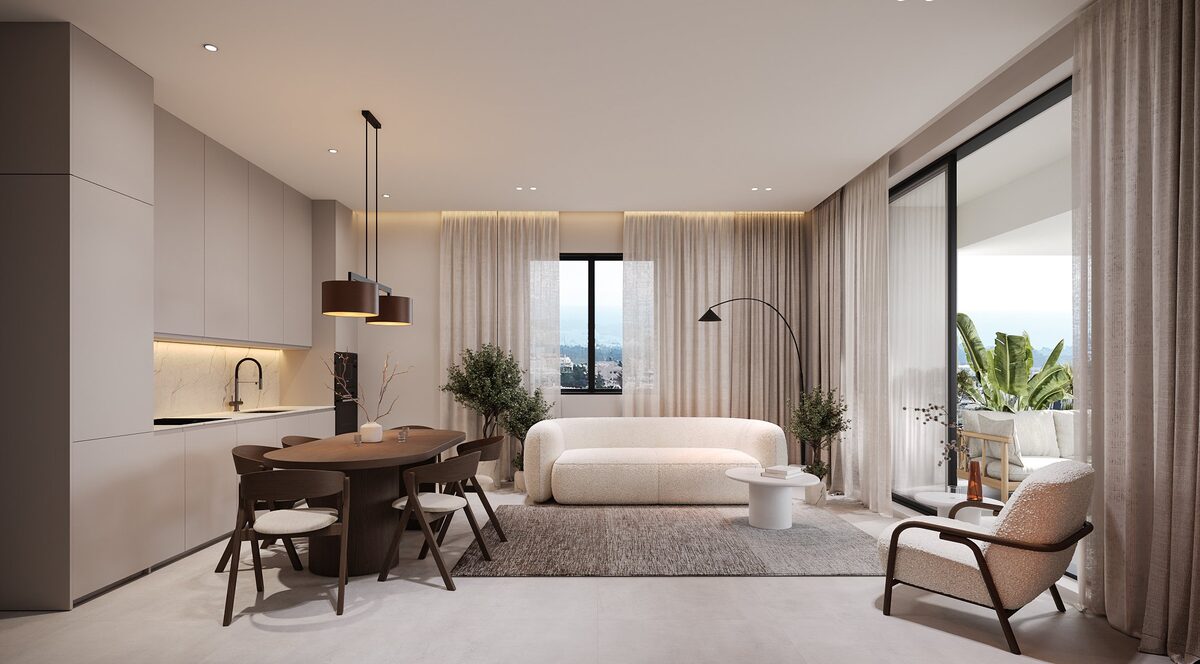 Квартира с 1 спальней, 50.00м² в geroskipou, Кипр [ID: 0602-242608]