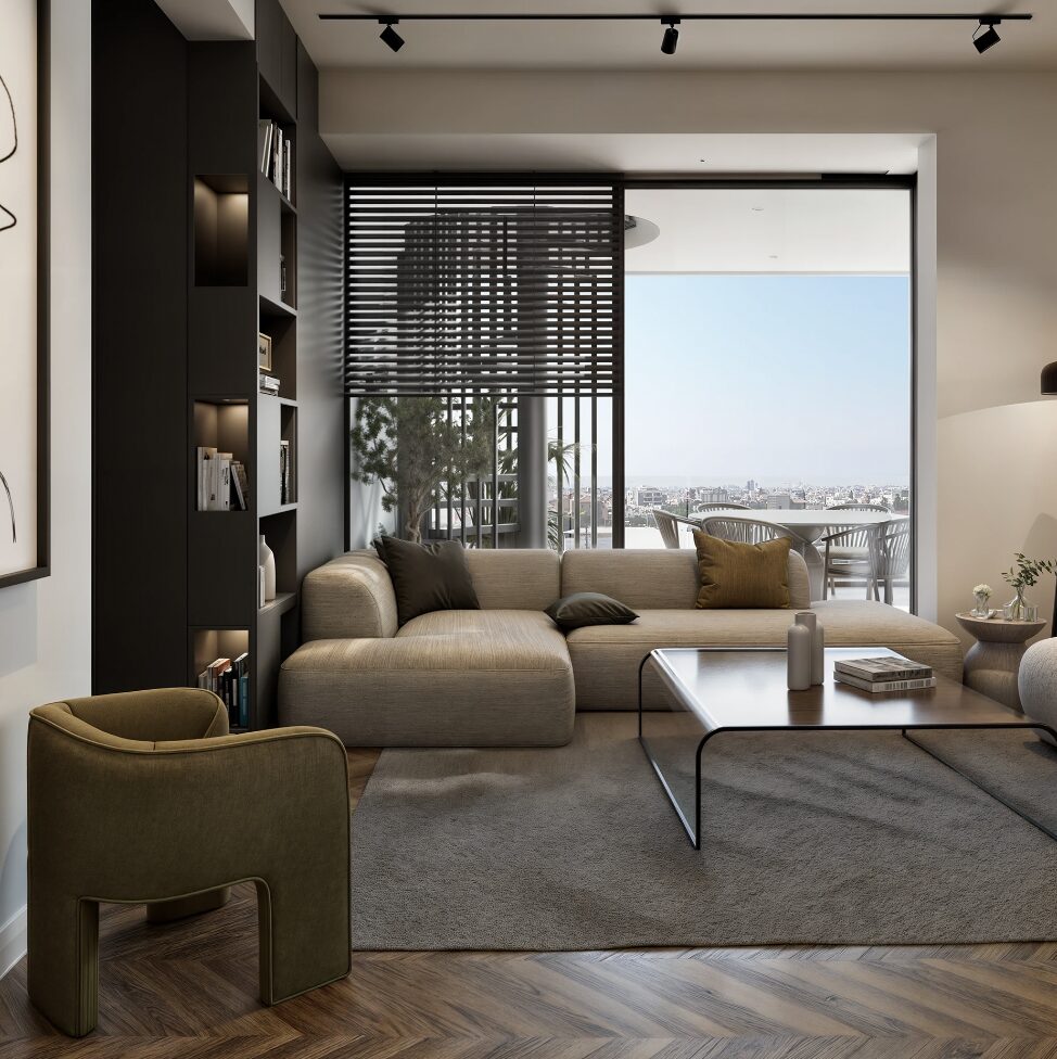 Penthouse with 2 bedrooms, 89.00m² in mesa-geitonia, Cyprus [ID: 0602-243042]