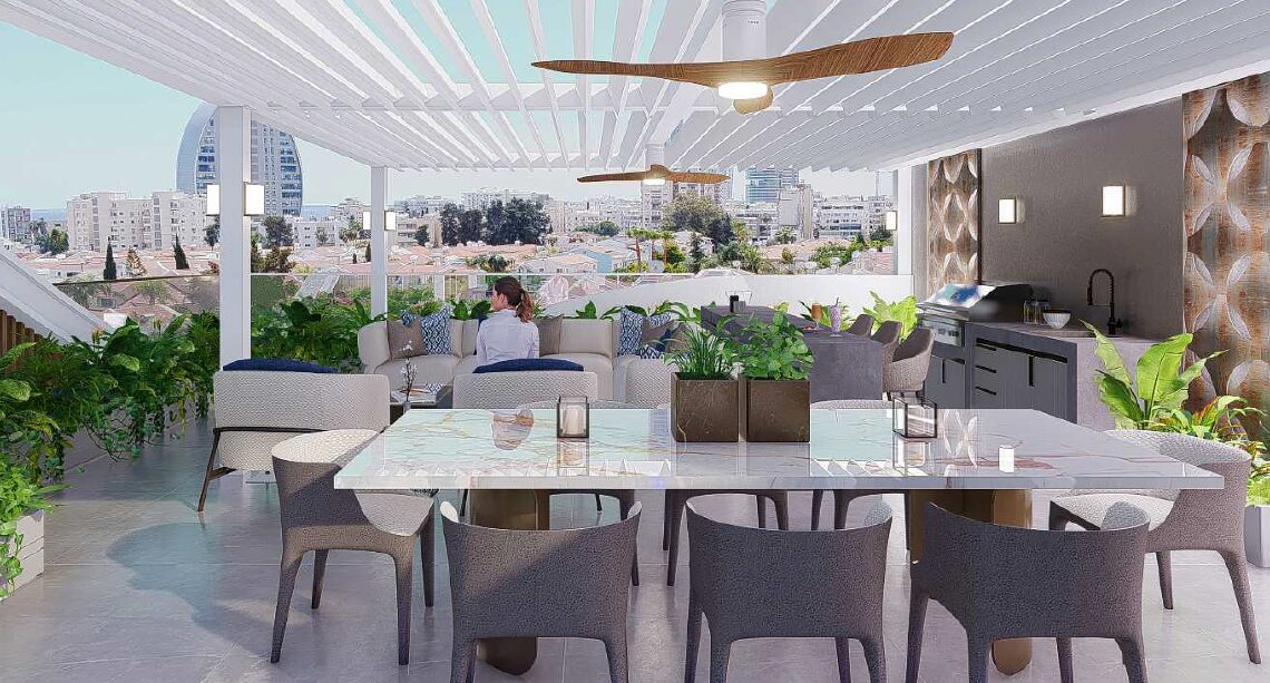Penthouse with 3 bedrooms, 145.00m² in agios-athanasios, Cyprus [ID: 0602-243060]