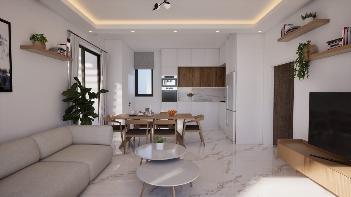 Apartment with 2 bedrooms, 80.00m² in agioi-anargyroi-i, Cyprus [ID: 0602-243374]