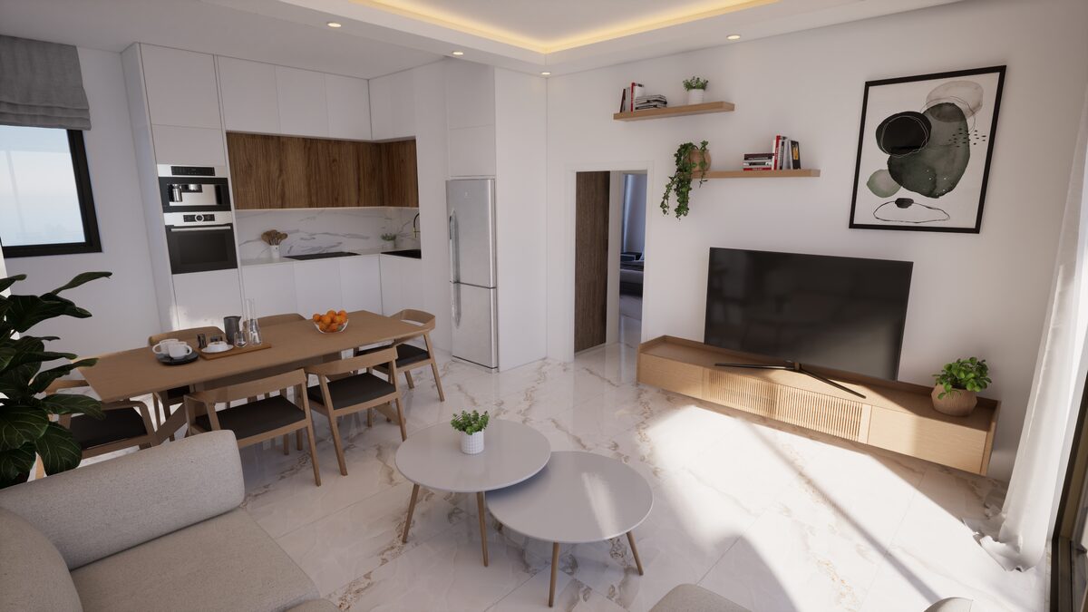 Apartment with 2 bedrooms, 80.00m² in agioi-anargyroi-i, Cyprus [ID: 0602-243374]