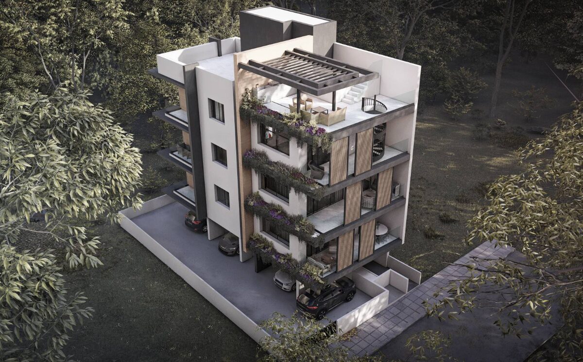 Apartment with 2 bedrooms, 80.70m² in mesa-geitonia, Cyprus [ID: 0602-243444]