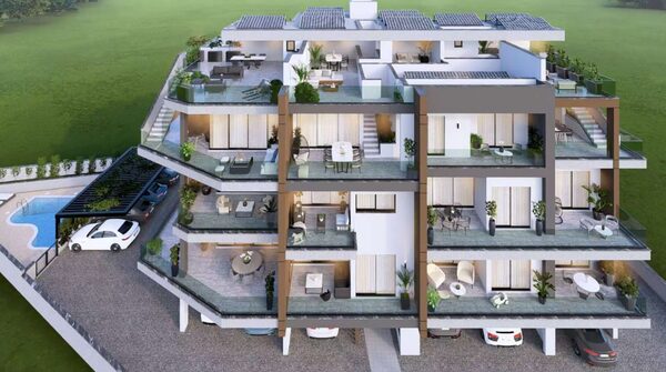 Apartament — Agios Athanasios, Limassol, Cypr ID 0602-243897