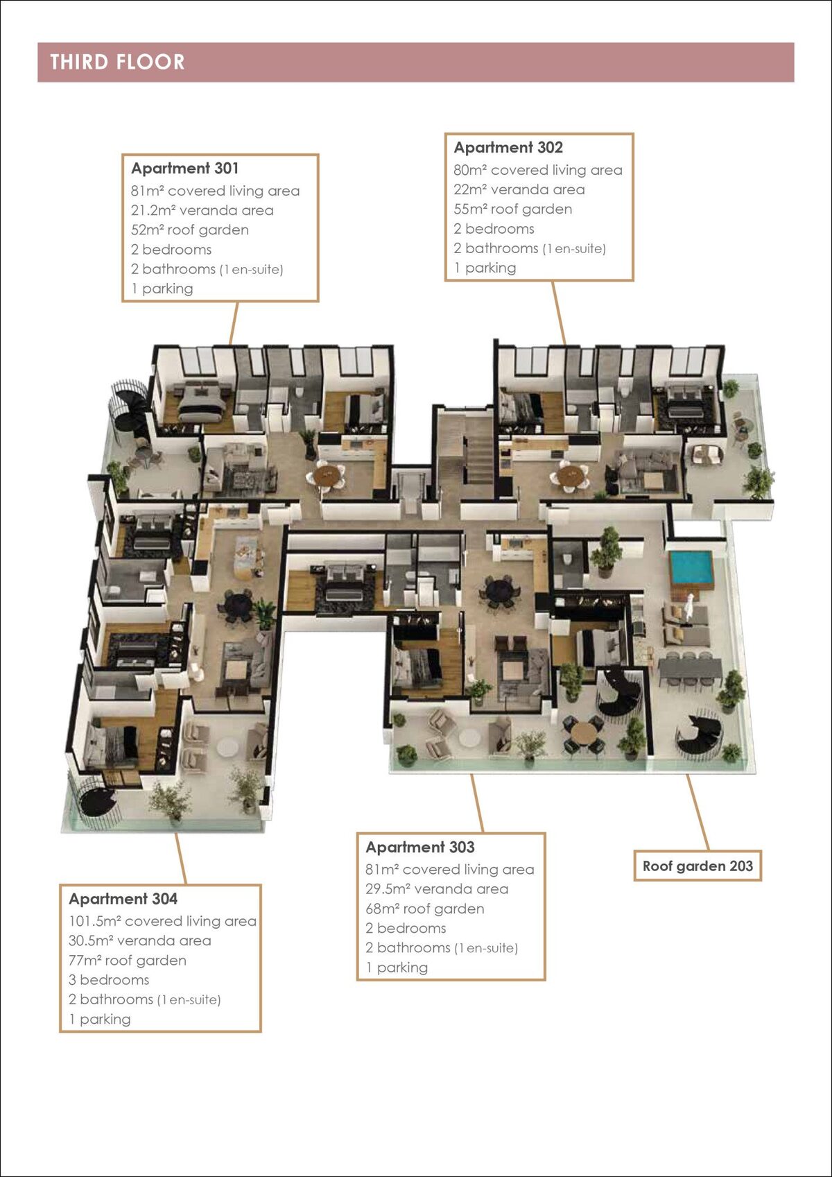 Apartament z 2 sypialniami, 80.00m² w aradippou, Cypr [ID: 0602-244997]