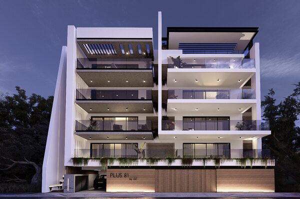 Apartament w finikoudes, Cypr, 75.00m²