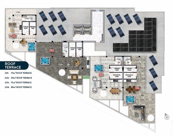 Пентхаус в livadia, Кипр, 75.00м² - изображение 25