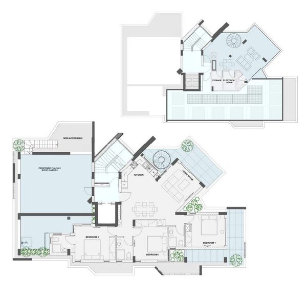Пентхаус в tsakilero, Кипр, 74.00м² - изображение 21