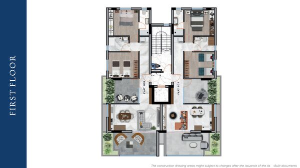 Квартира в livadia, Кипр, 77.00м² - изображение 6