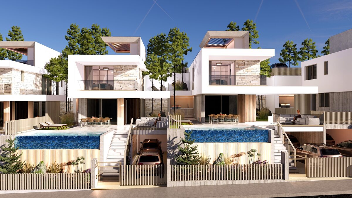 houses z 4 sypialniami, 163.00m² w fasoula, Cypr [ID: 0602-245832]