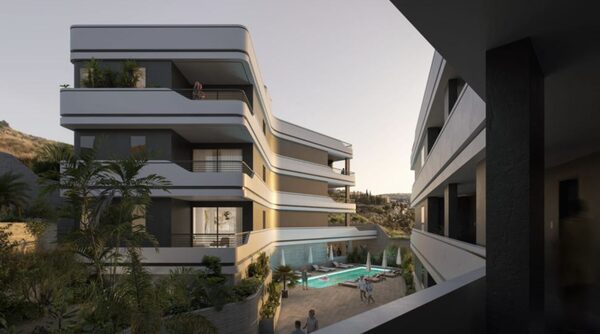 Apartament w agios-tychon, Cypr, 57.00m² - obraz 2