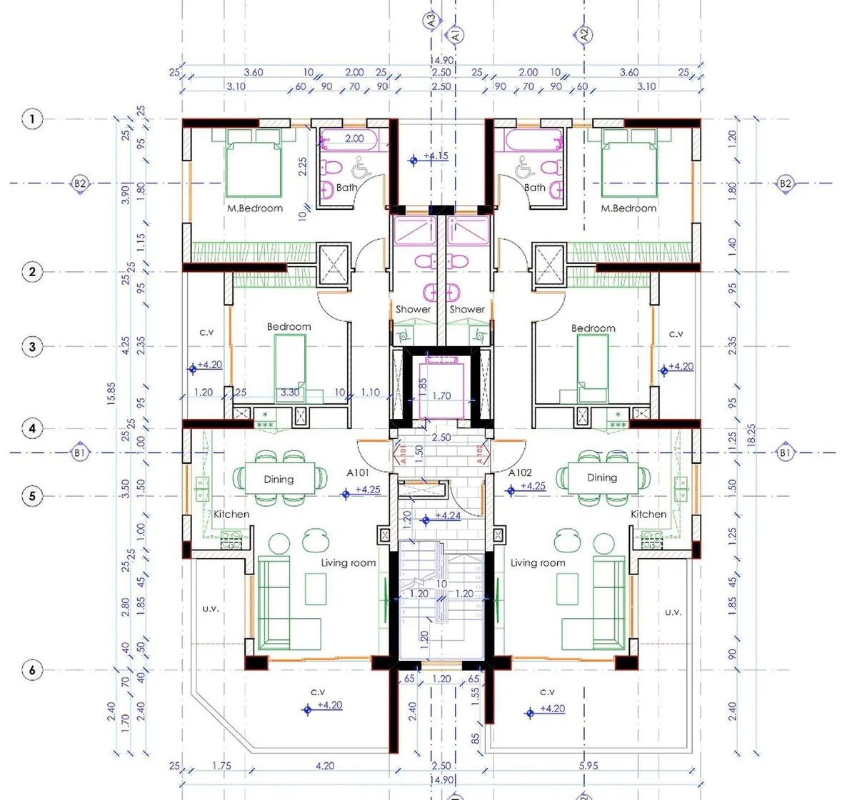 Apartament z 2 sypialniami w neapolis, Cypr [ID: 0602-246139]