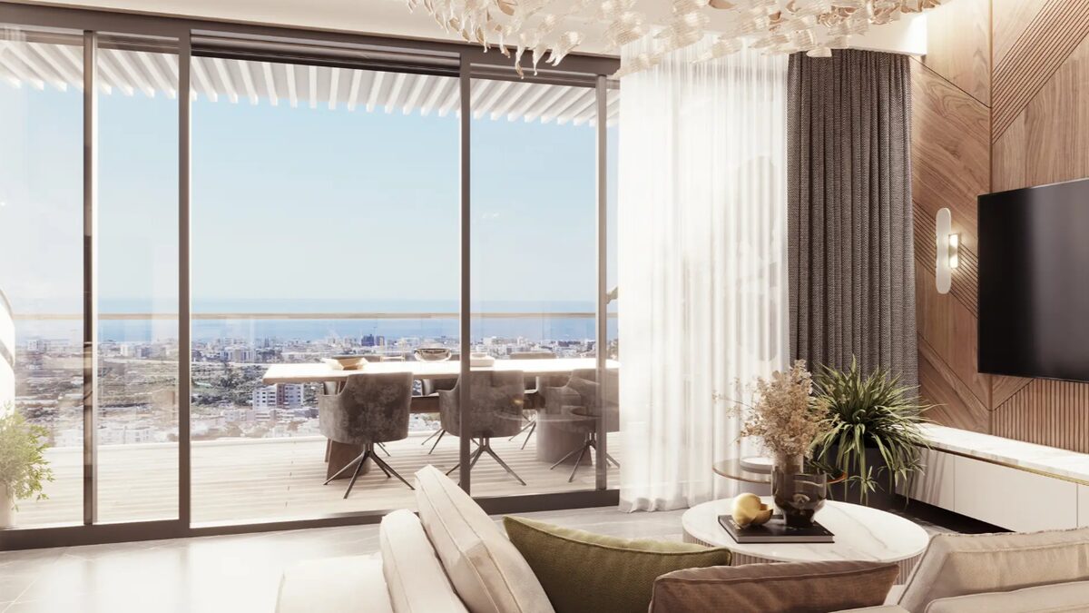 Penthouse with 2 bedrooms, 125.00m² in germasogeia, Cyprus [ID: 0602-246540]