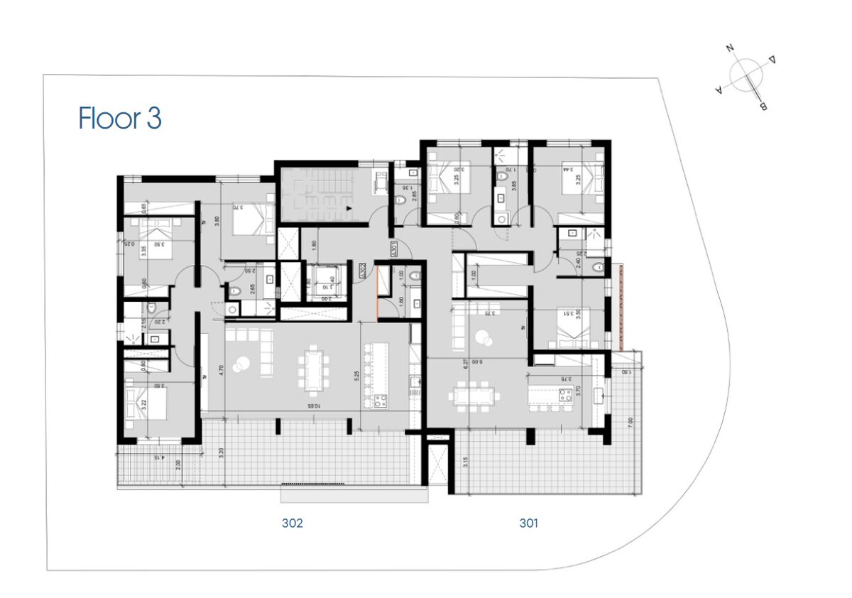 Apartment with 2 bedrooms, 87.00m² in strovolos, Cyprus [ID: 0602-246854]