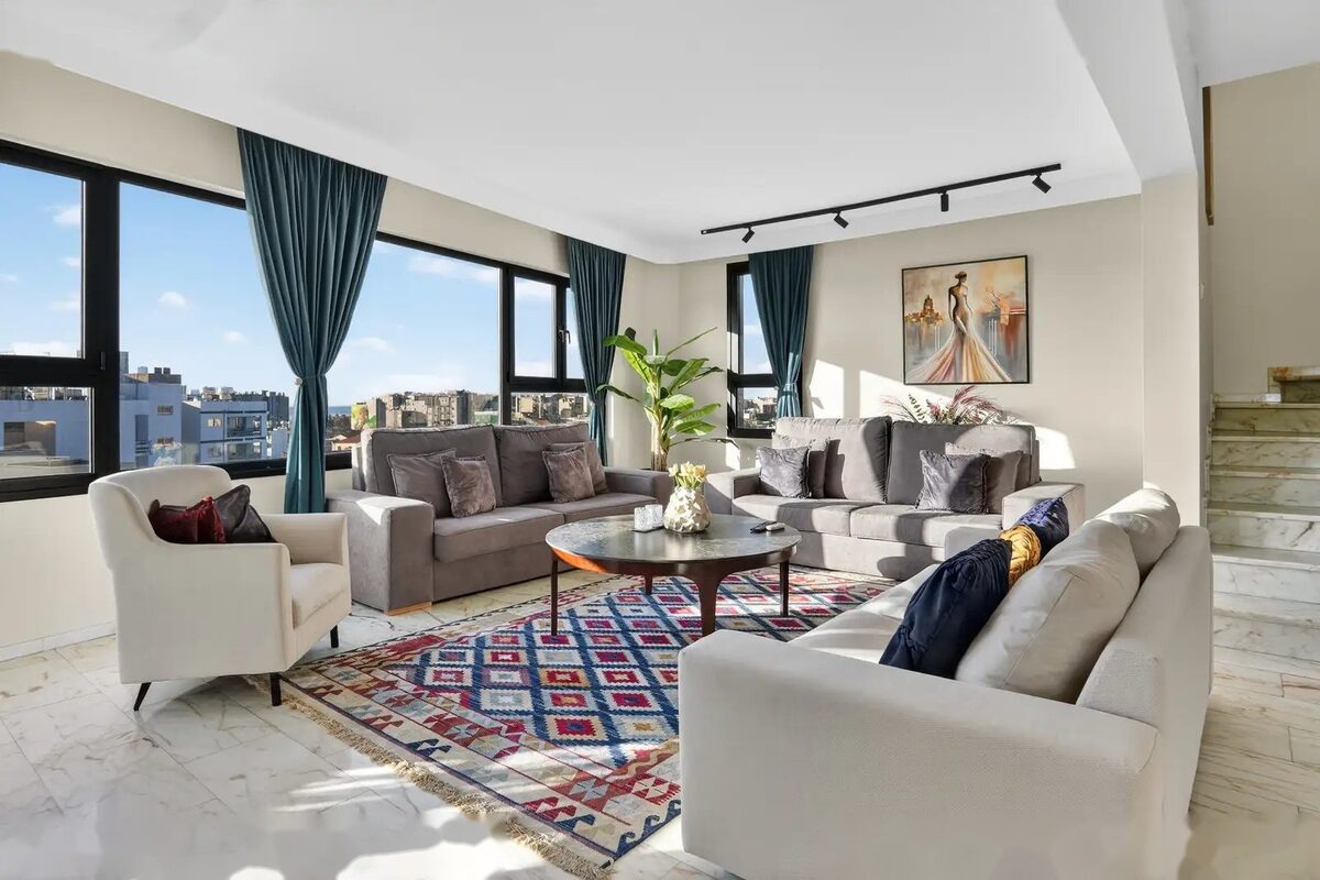 Penthouse z 3 sypialniami w agia-triada, Cypr [ID: 0602-246962]