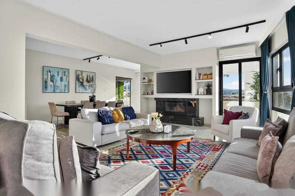 Penthouse z 3 sypialniami w agia-triada, Cypr [ID: 0602-246962]
