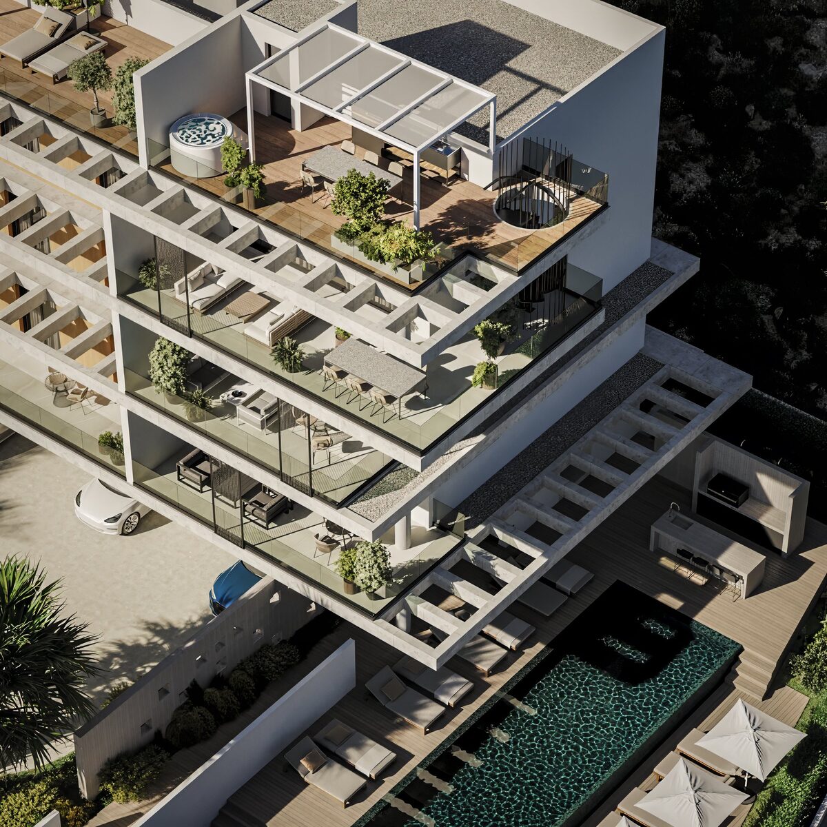 Квартира с 2 спальнями, 91.00м² в oroklini, Кипр [ID: 0602-247047]