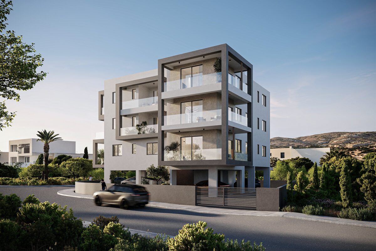 Apartament z 2 sypialniami, 78.00m² w kato-paphos, Cypr [ID: 0602-247410]