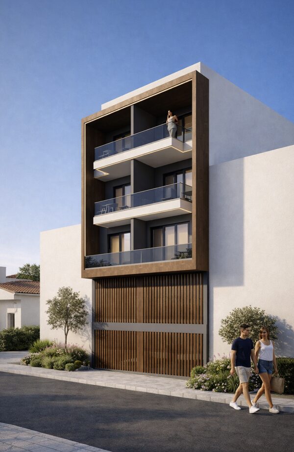 Apartament w finikoudes, Cypr, 46.00m²