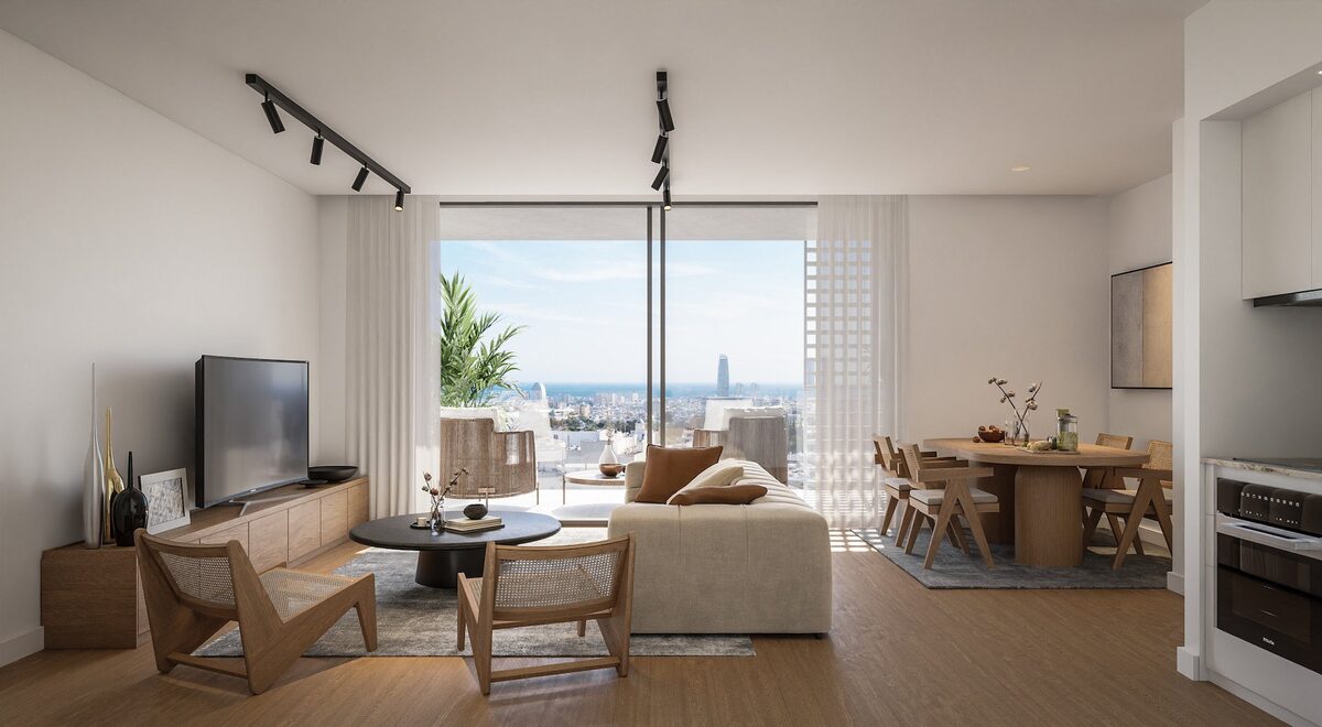 Пентхаус з 2 спальнями, 76.00м² в agios-athanasios, Кіпр [ID: 0602-248038]
