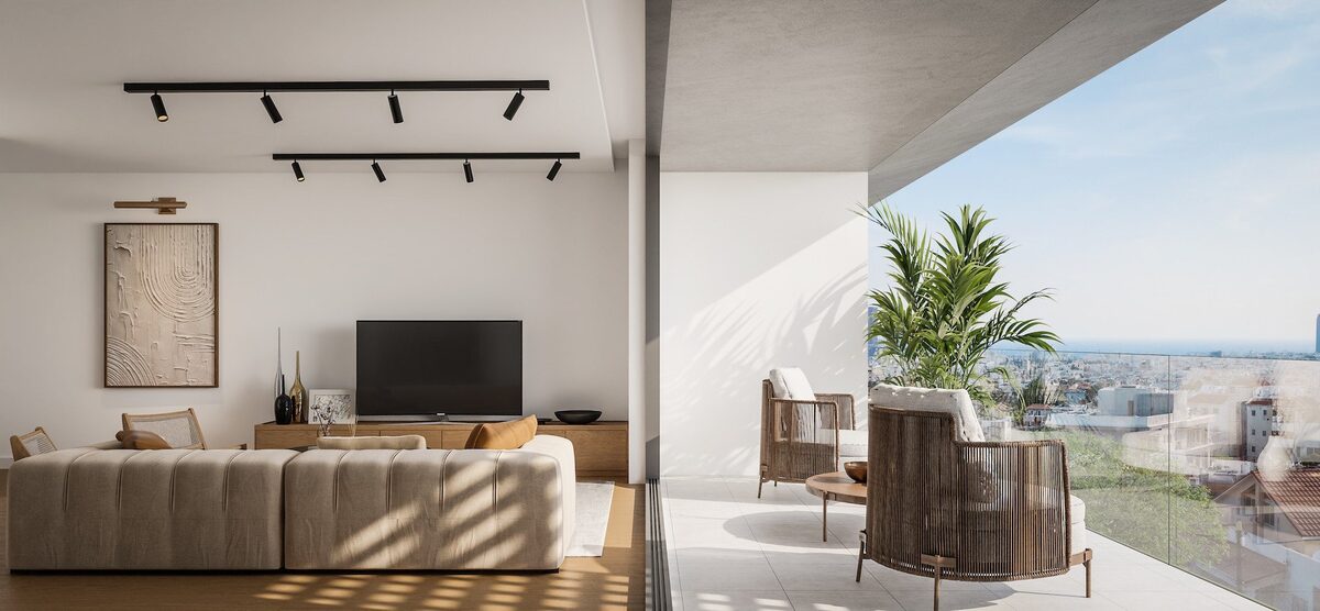 Пентхаус з 2 спальнями, 76.00м² в agios-athanasios, Кіпр [ID: 0602-248038]