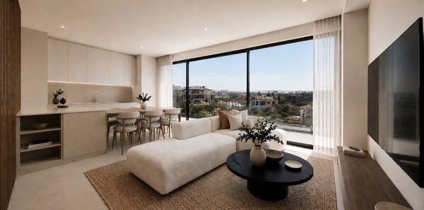 Apartament w agios-athanasios, Cypr, 50.00m² - obraz 3