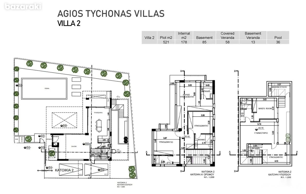 Willa z 5 sypialniami w agios-tychon, Cypr [ID: 0602-248436]