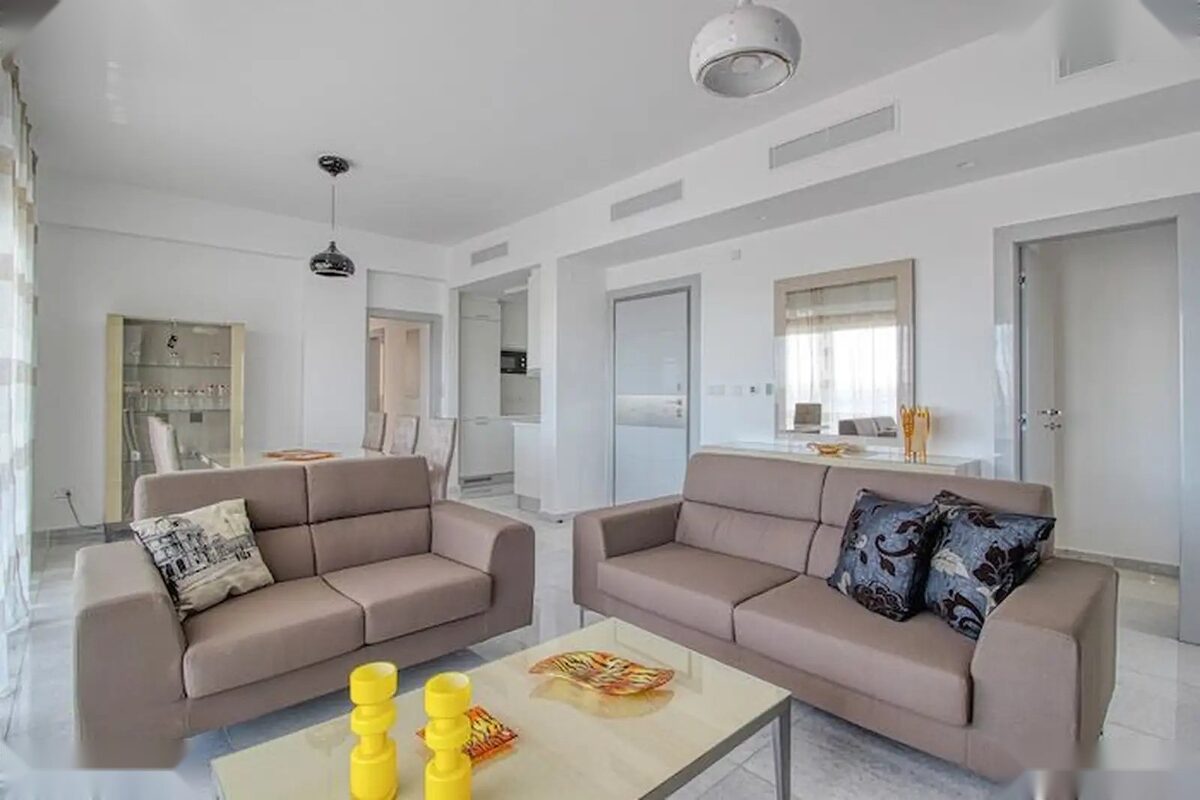 Penthouse z 3 sypialniami w mesa-geitonia, Cypr [ID: 0602-248491]