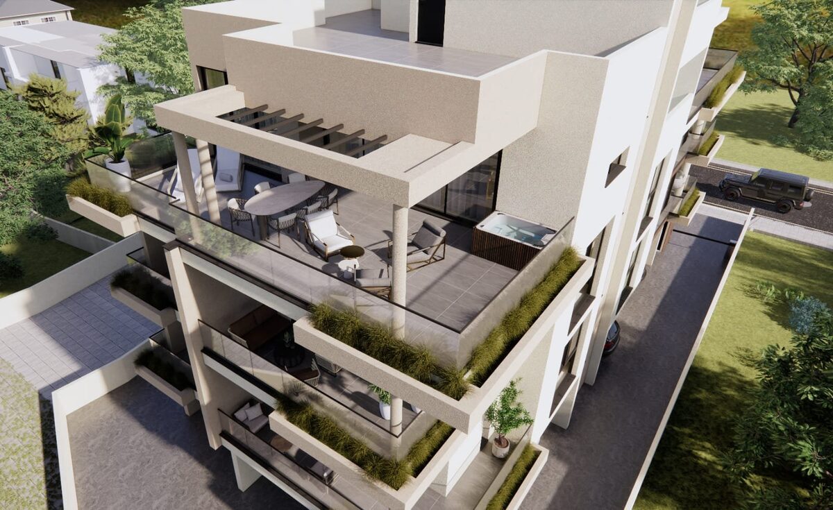 Penthouse z 2 sypialniami, 79.00m² w livadia, Cypr [ID: 0602-248661]