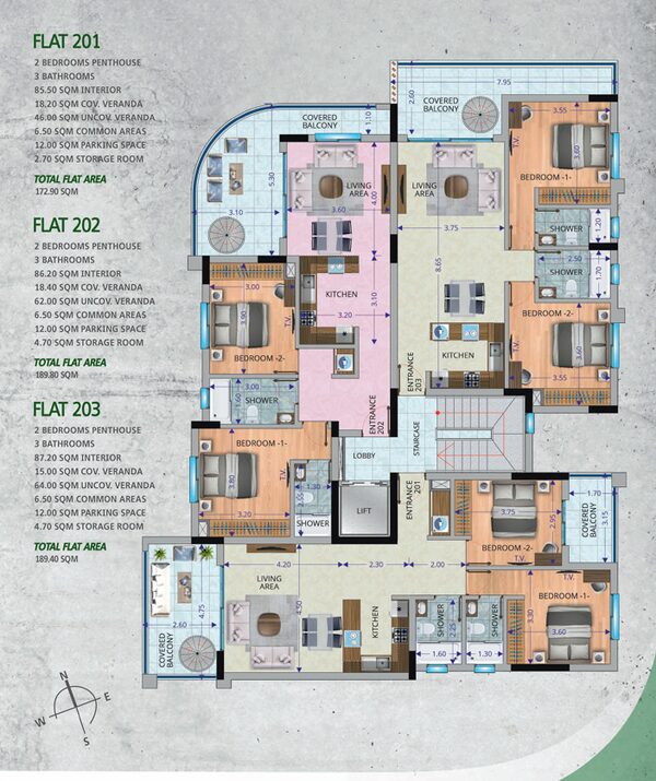 Penthouse in livadia, Cyprus, 87.20m² - image 8