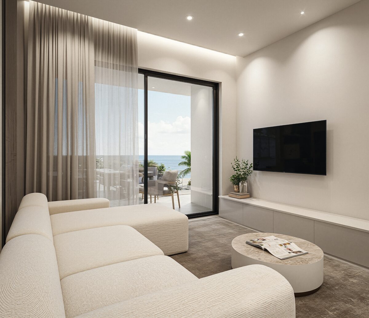 Apartament z 2 sypialniami, 76.00m² w kissonerga, Cypr [ID: 0602-249090]