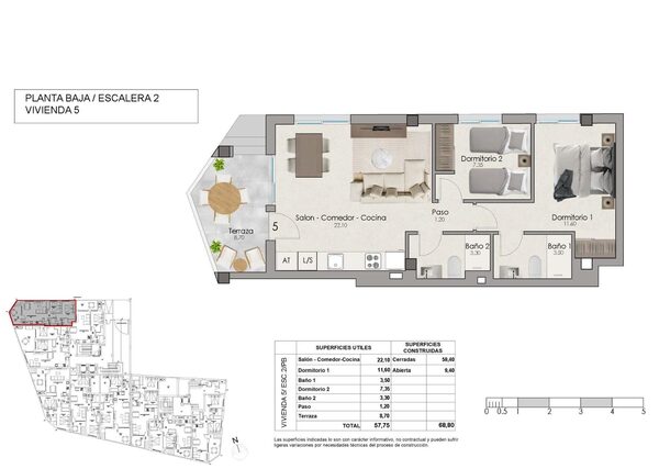 Апартаменти в Санта-Пола, Іспанія, 68м² - зображення 11