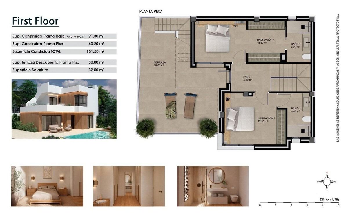 Willa z 3 sypialniami, 152m² w orihuela, Hiszpania [ID: 0137-N10038]