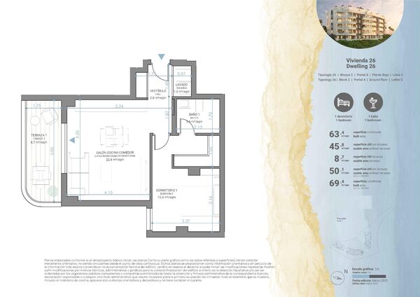 Apartments in Mijas, Spain, 69m² - image 12