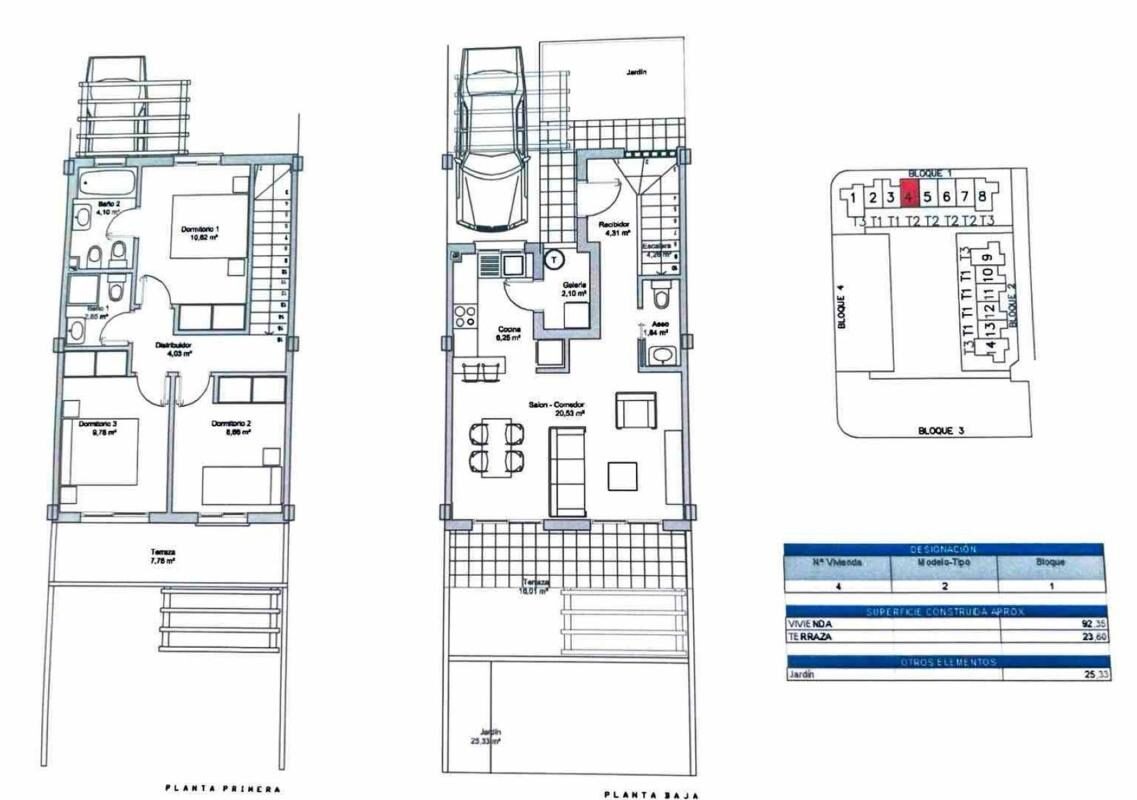 Таунхаус с 3 спальнями, 115м² в Рохалес, Испания [ID: 0152-538465]