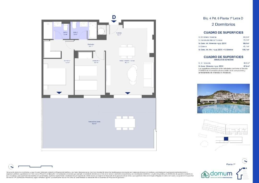 Апартаменты с 2 спальнями, 97м² в Пульпи, Испания [ID: 0137-SP1925]