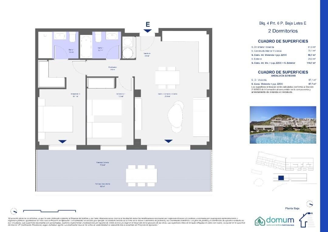 Апартаменты с 2 спальнями, 97м² в Пульпи, Испания [ID: 0137-SP1924]