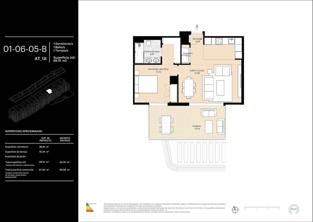 Пентхаус с 1 спальней, 63м² в Торремолинос, Испания [ID: 0137-SP1922]
