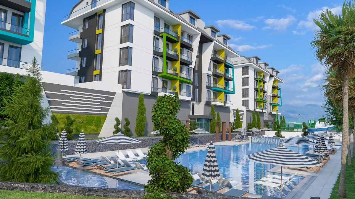Квартира с 1 спальней, 55м² в Алания, Турция [ID: 0301-94187]