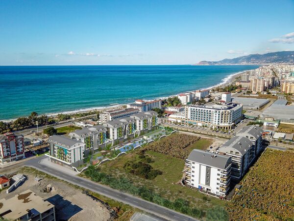 Апартаменты 1 спальня 55 м² в Аланье, Турция