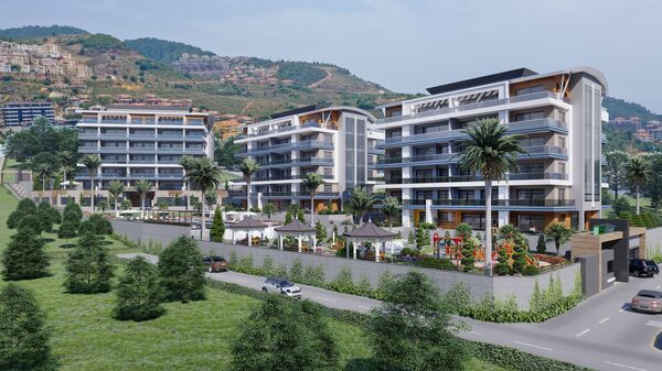 Апартаменты 1 спальня 63 м² в Аланье, Турция
