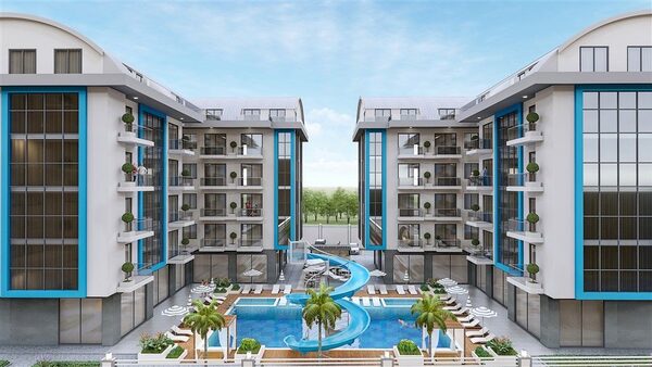Апартаменты 1 спальня 47 м² в Аланье, Турция