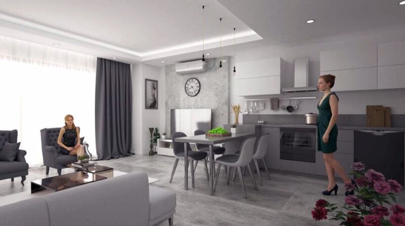 Apartament z 2 sypialniami, 110m² w Bodrum, Turcja [ID: 0301-104749]