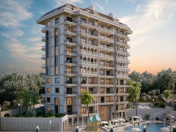 Апартаменти 2 спальні 46 м² в Аланії, Туреччина