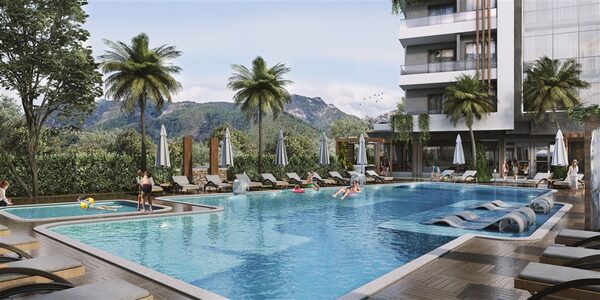 Apartament w Alanya, Turcja, 48m² - obraz 2