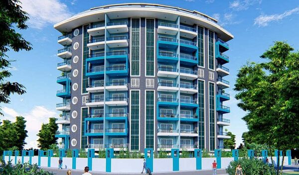 Апартаменты 1 спальня 55 м² в Аланье, Турция