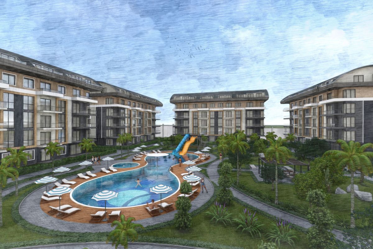 Квартира с 1 спальней, 48м² в Алания, Турция [ID: 0301-104842]